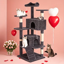 54" Multi-Level Cat Tree Tower with Scratching Posts and Condo