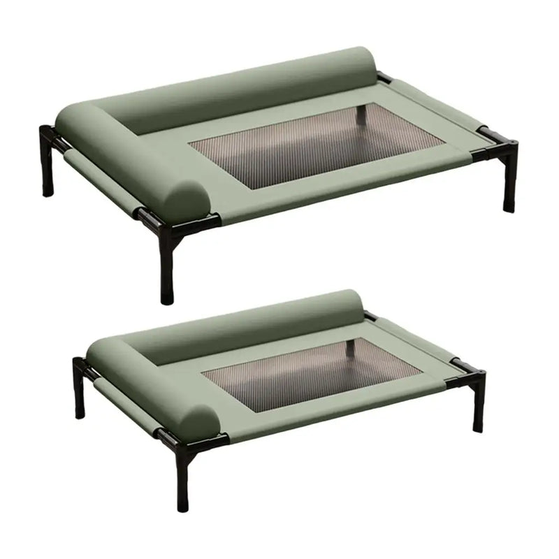 Elevated Pet Bed Durability Practical with Pillow for Small Pets