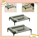 Elevated Pet Bed Durability Practical with Pillow for Small Pets