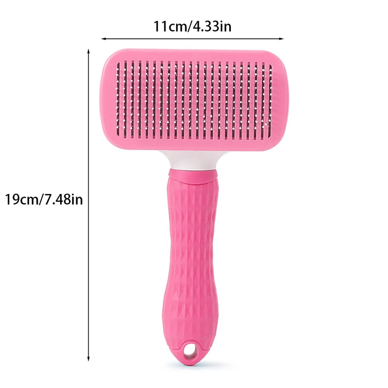 Pet Dog Brush Cat Comb Self Cleaning