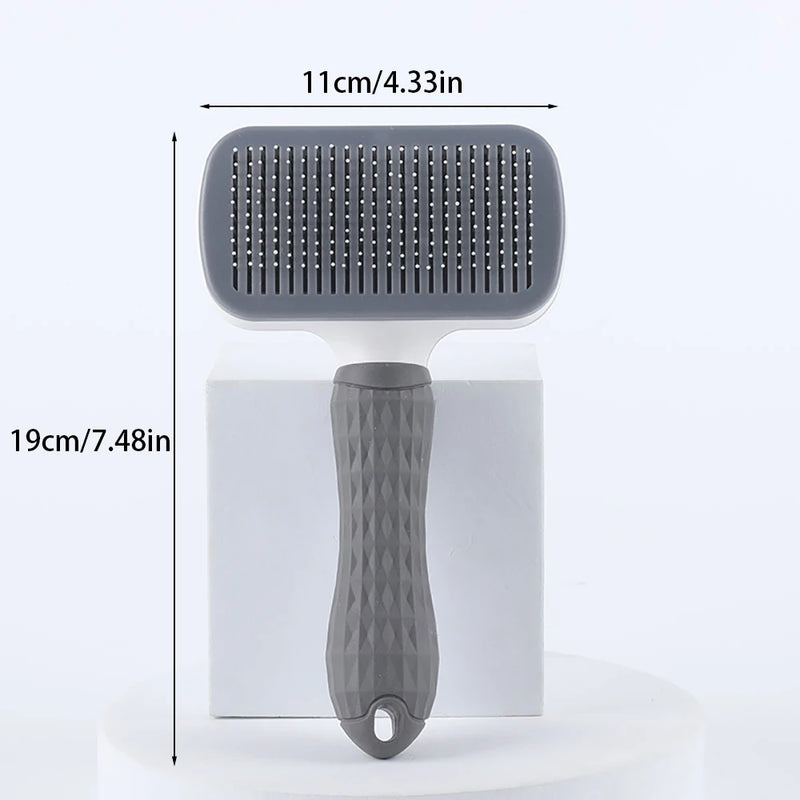 Pet Dog Brush Cat Comb Self Cleaning Pet Hair Remover Brush For Dogs Cats Grooming Tools Pets Dematting Comb Dogs Accessories