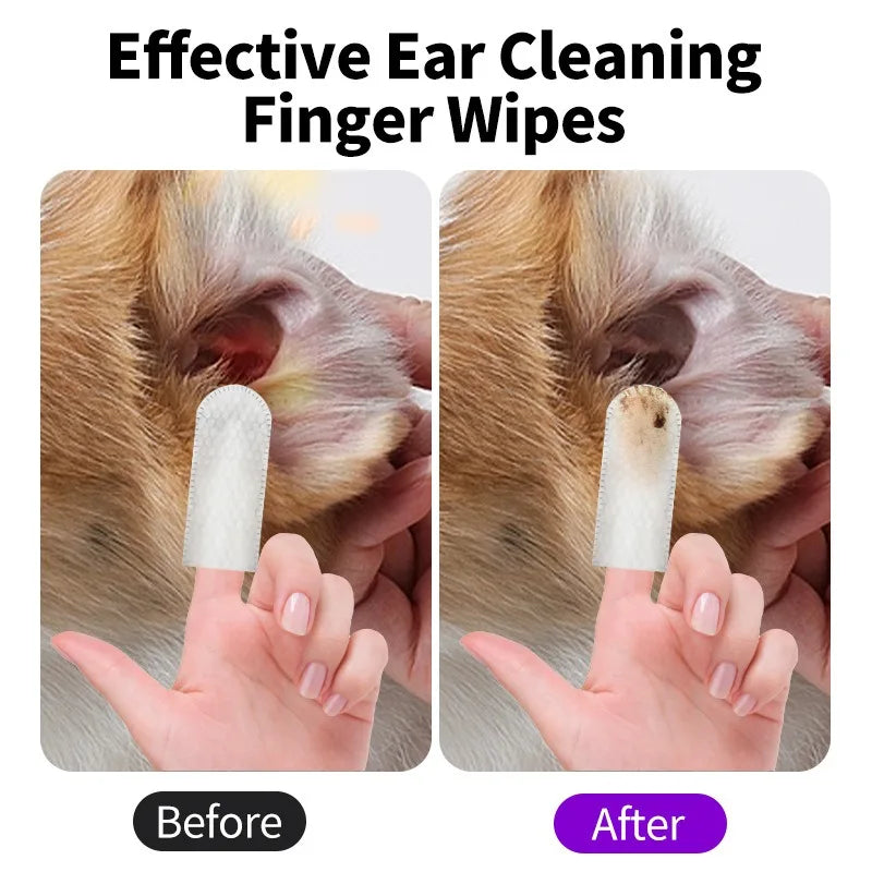 Pet cleaning products  Ear cleaning wipes