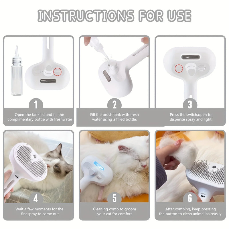 Pet Spray Hair Comb Pet Hair Remover