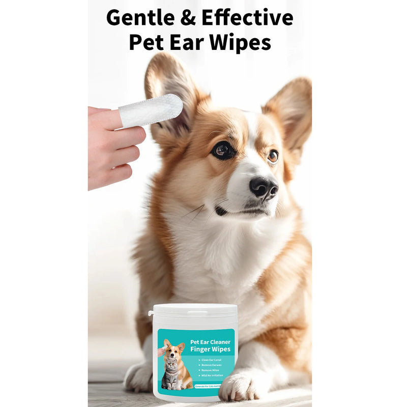Pet cleaning products  Ear cleaning wipes
