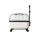 Pet Stroller Cat Bag Trolley Box Dog Travel Suitcase