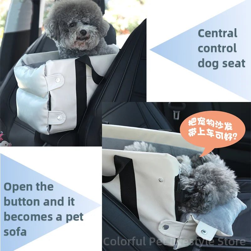Puppy Dog Car Seat Travel Central Control
