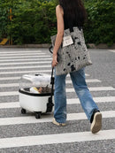 Pet Stroller Cat Bag Trolley Box Dog Travel Suitcase