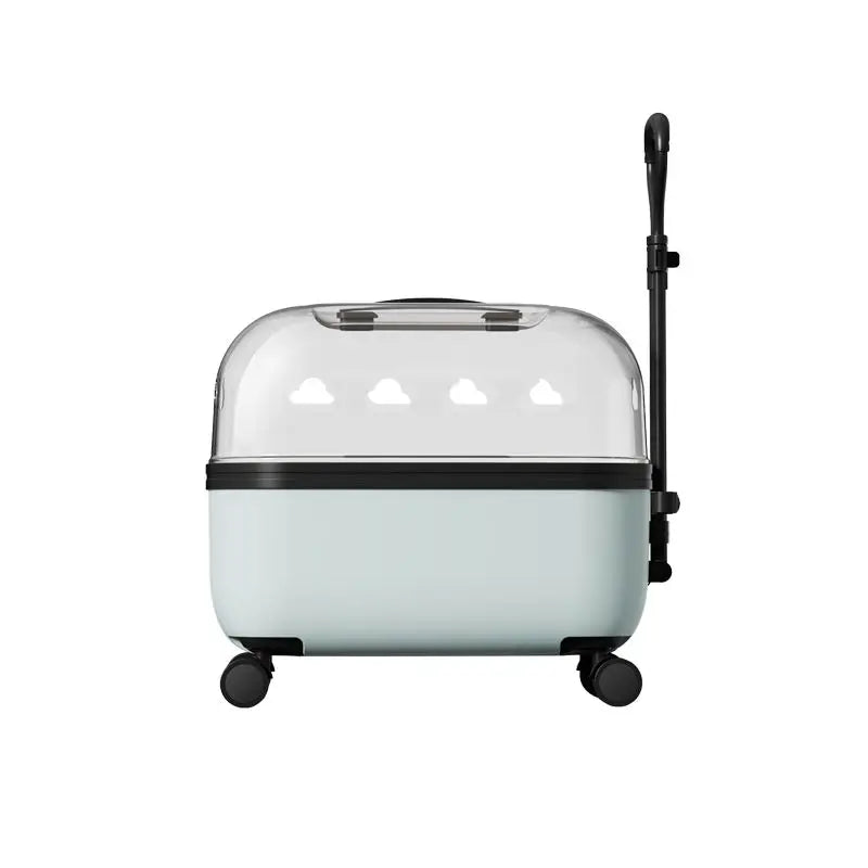 Pet Stroller Cat Bag Trolley Box Dog Travel Suitcase