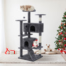 54" Multi-Level Cat Tree Tower with Scratching Posts and Condo